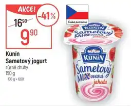 Globus Kunín Sametový jogurt nabídka