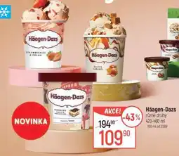 Globus Häagen-Dazs různé druhy nabídka
