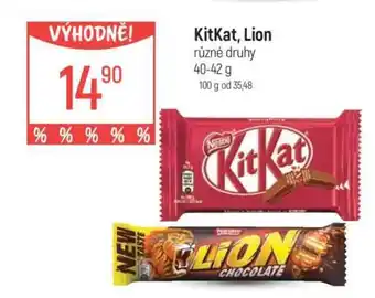 Globus KitKat, Lion nabídka
