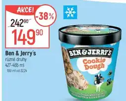 Globus Ben & Jerry's různé druhy nabídka