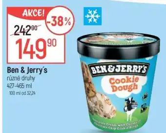 Globus Ben & Jerry's různé druhy nabídka