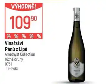 Globus Vinařství Pánů z Lipé Amethyst Collection nabídka