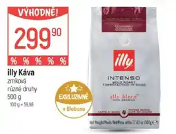 Globus illy káva nabídka