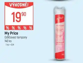 Globus My Price odličovací tampóny nabídka
