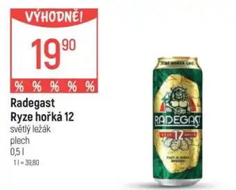 Globus Radegast Ryze Hořká 12 nabídka