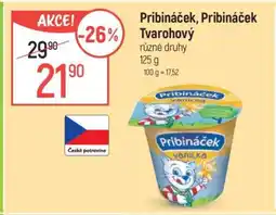 Globus Pribináček, Pribináček Tvarohový nabídka