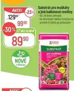 Globus SUBSTRÁT PRO MUŠKÁTY A JINÉ BALKÓNOVÉ ROSTLINY nabídka