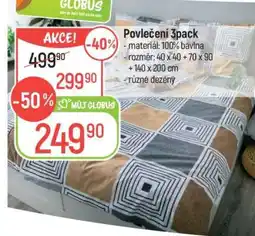 Globus Povlečení 3pack nabídka