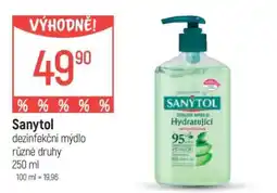 Globus Sanytol dezinfekční mýdlo nabídka