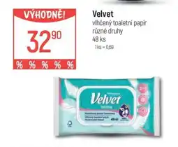 Globus Velvet VLHČENÝ TOALETNÍ PAPÍR nabídka