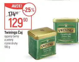 Globus Twinings Čaj nabídka