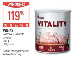 Globus Vitality konzerva 3/4 kuřete pro psy nabídka