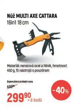 Globus Nůž MULTI AXE CATTARA nabídka