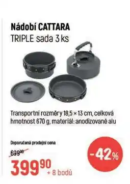 Globus Nádobí CATTARA TRIPLE sada 3 ks nabídka