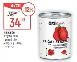 Globus Rajčata krájená, celá, různé druhy nabídka