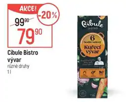 Globus Cibule Bistro Vývar nabídka