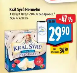 Albert Král Sýrů Hermelín nabídka
