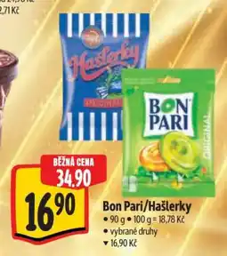 Albert Bon Pari/Hašlerky nabídka
