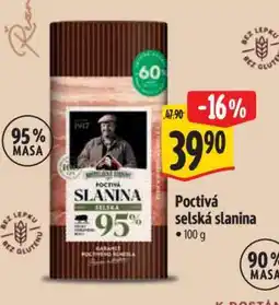 Albert Poctivá selská slanina nabídka