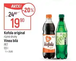 Globus Kofola original různé druhy / Vinea bílá nabídka