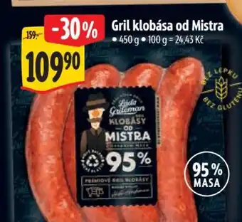 Albert Gril klobása od mistra nabídka