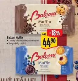 Albert Balconi Muffin nabídka