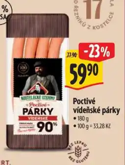 Albert Poctivé vídeňské párky nabídka