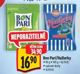 Albert Bon Pari/Hašlerky nabídka