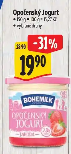 Albert Opočenský jogurt nabídka