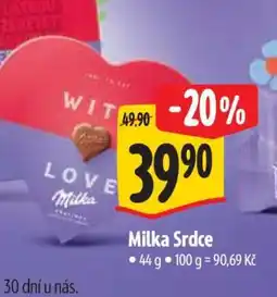 Albert Milka Srdce nabídka