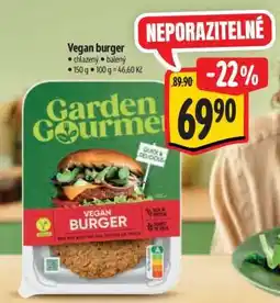 Albert Vegan burger nabídka