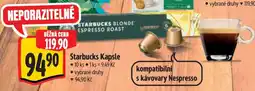 Albert Starbucks kapsle nabídka