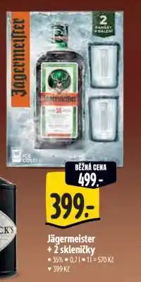 Albert Jägermeister + 2 skleničky nabídka