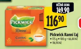 Albert Pickwick Ranní čaj nabídka