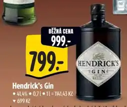 Albert Hendrick’s Gin nabídka