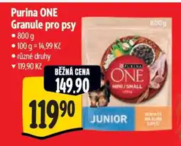 Albert PURINA ONE Granule pro psy nabídka