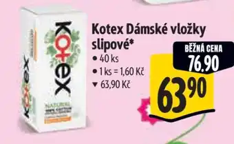 Albert Kotex Dámské vložky slipové nabídka