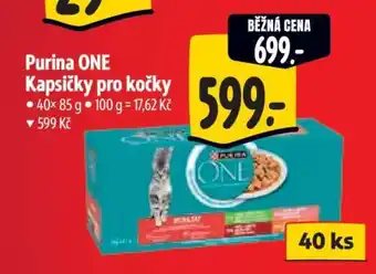 Albert Purina ONE Kapsičky pro kočky nabídka