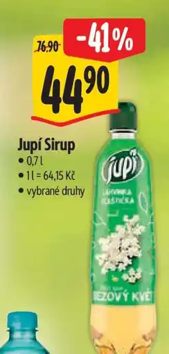 Albert Jupí sirup nabídka