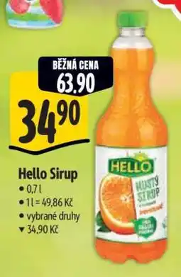 Albert Hello sirup nabídka
