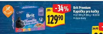 Albert Brit premium kapsičky pro kočky nabídka