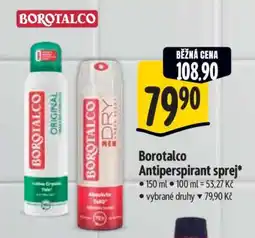 Albert Borotalco antiperspirant sprej nabídka