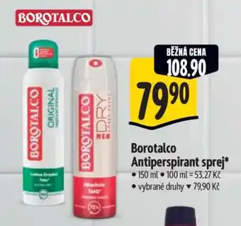 Albert Borotalco antiperspirant sprej nabídka