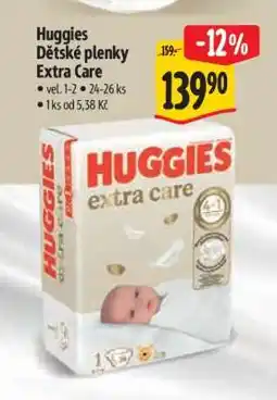 Albert Huggies Dětské plenky Extra Care nabídka