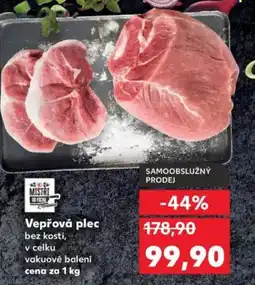 Kaufland Vepřová plec bez kosti nabídka