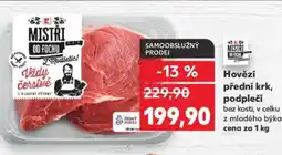 Kaufland Hovězí přední krk, podpleči nabídka