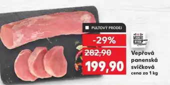 Kaufland Vepřová panenská svíčková nabídka