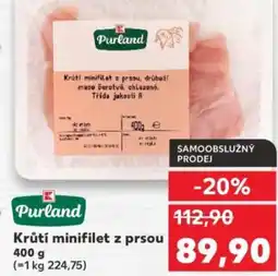 Kaufland Krůtí minifilet z prsou nabídka