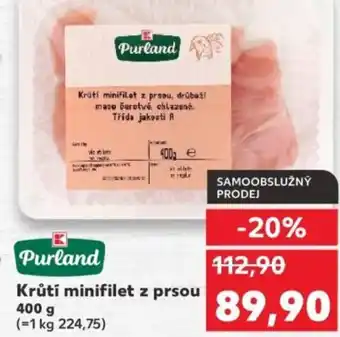 Kaufland Krůtí minifilet z prsou nabídka