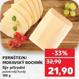 Kaufland PERNŠTEJN/ MORAVSKÝ BOCHNIK Sýr přírodní nabídka